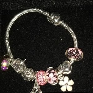 18 cm bracelet with charms